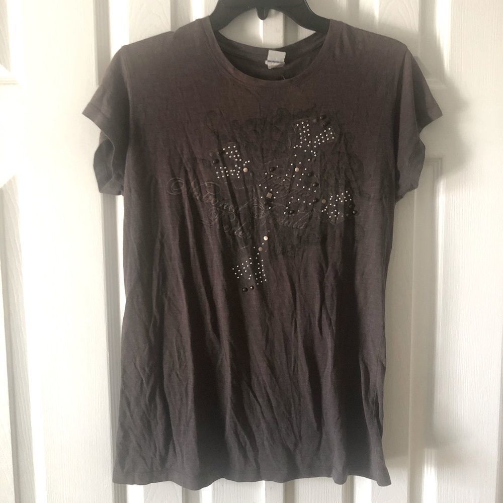 Main Gate studded wrangler rodeo cross shirt XL